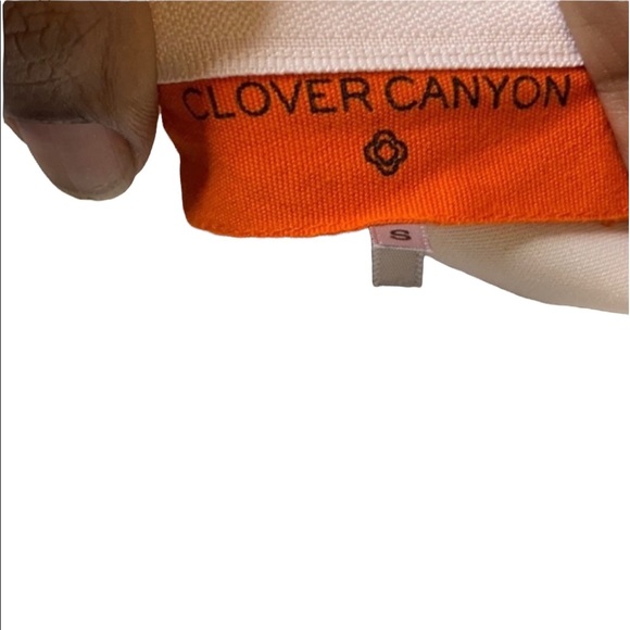 Clover Canyon Art Deco Floral Cut Out Neoprene Dress Size S - Picture 8 of 10